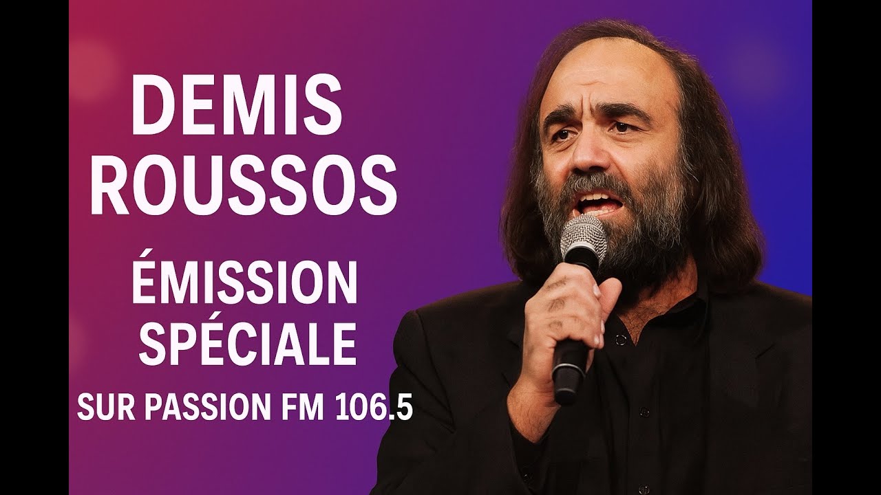 🎙️ Demis Roussos : La Voix Venue d’Ailleurs – Émission spéciale sur Radio Passion FM 106.5 🌅
