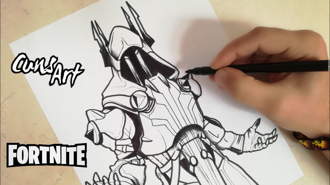 COMO DIBUJAR AL REY HELADO | FORTNITE | how to draw the ice king