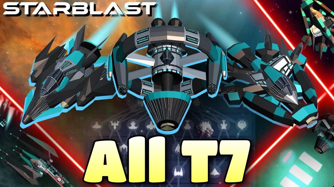 Я играл во все уровни 7 в Starblast.io