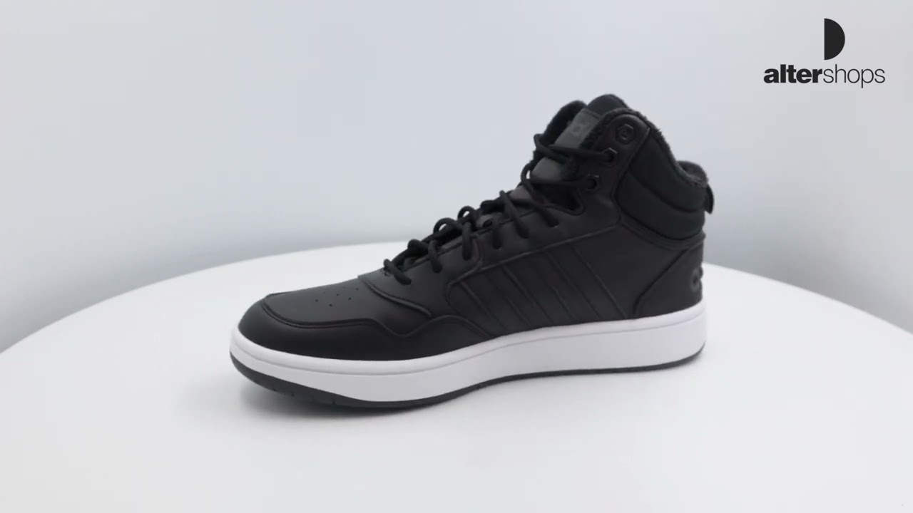 adidas Performance  HOOPS 3.0 MID WTR  &Mu;&alpha;ύ&rho;&omicron; / &Lambda;&epsilon;&upsilon;&kappa;ό  GZ6679