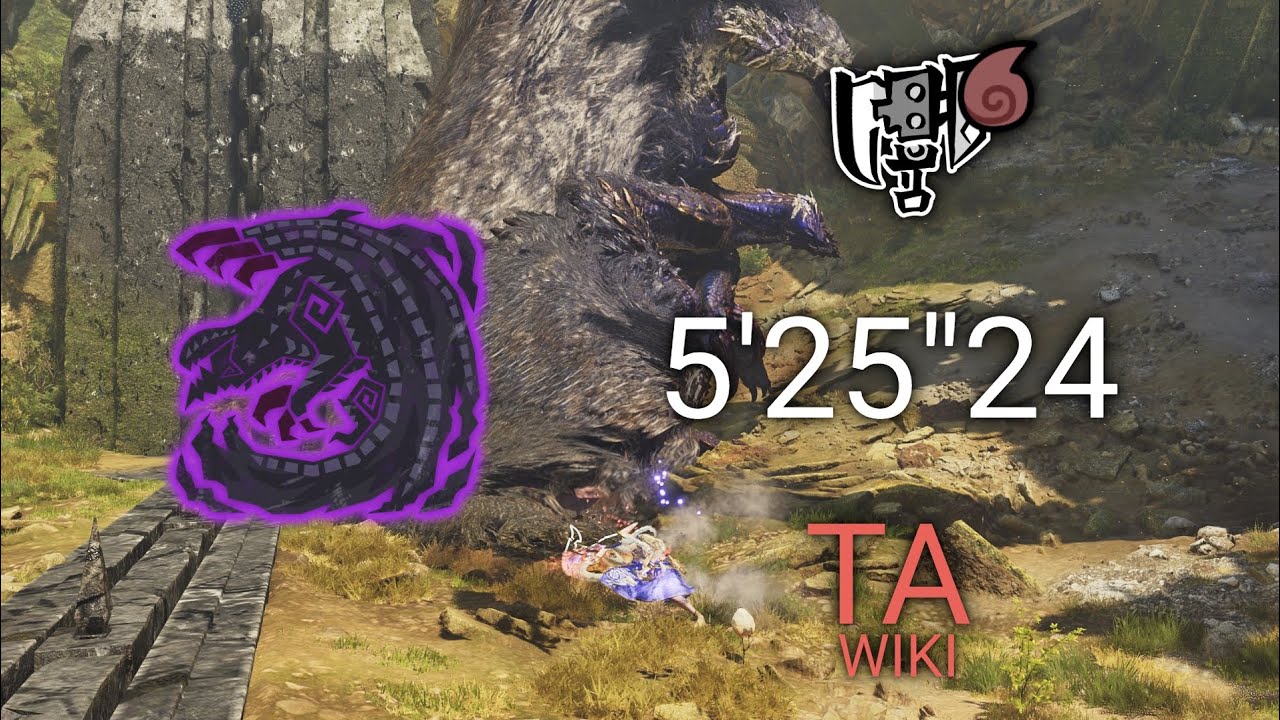 【MHWilds/Ver.1.040】★9 Tempered ♦︎5 Gore Magala Switch Axe - 5′25″24 - TA Wiki Rules