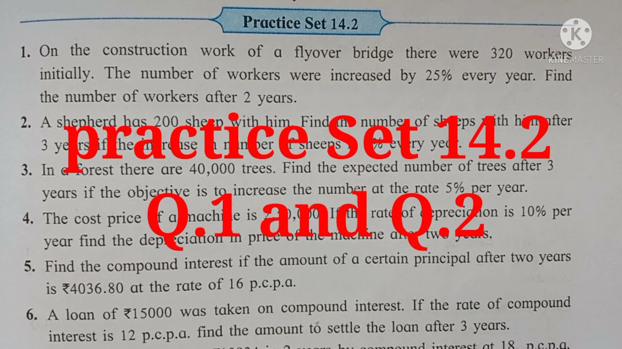 8th Math | practice set 14.2 | Q.1 and Q.2 solution