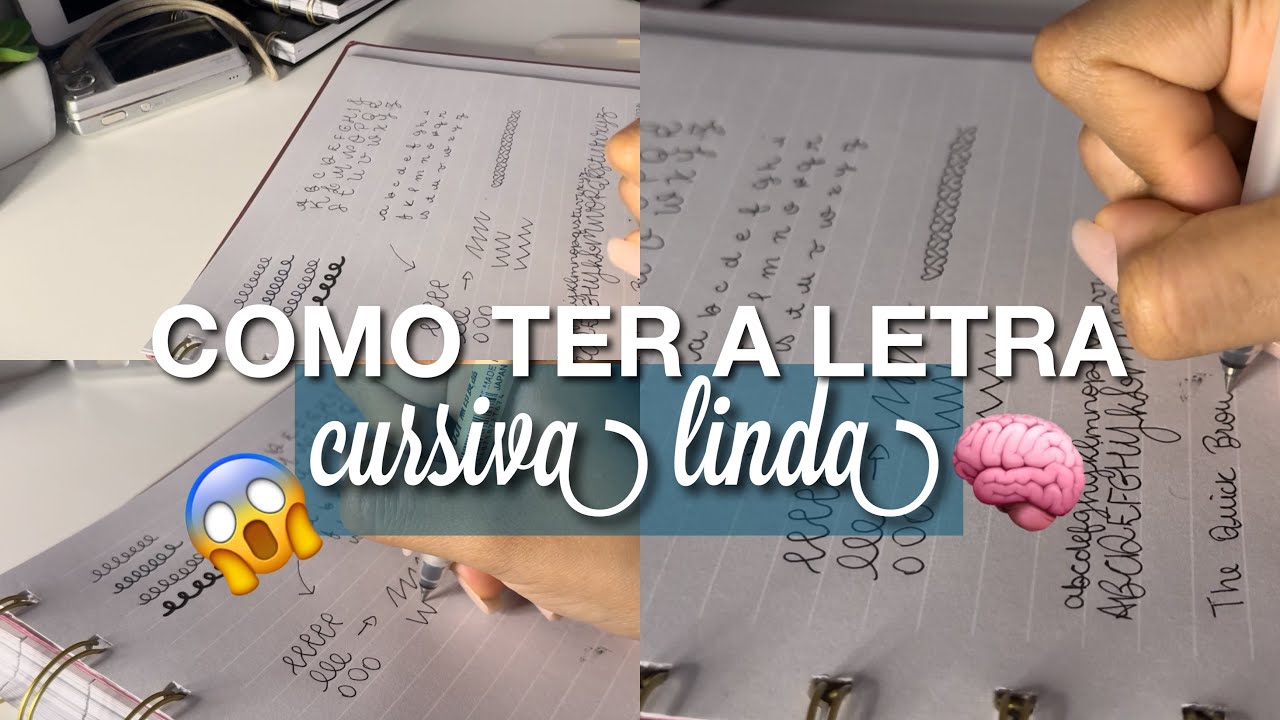 COMO TER A LETRA CURSIVA LINDA