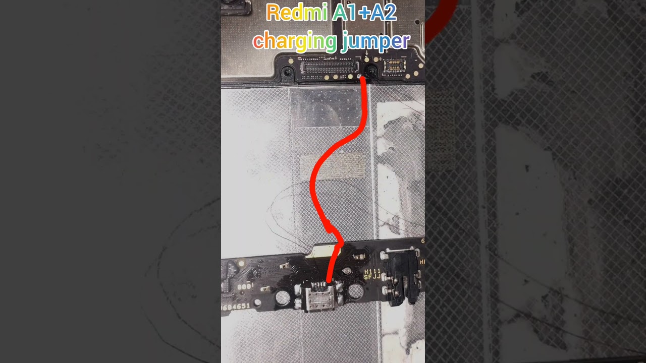 Redmi A1 new charging🎗️jumper solution🎗️for your #smartphone #repair 🙏
