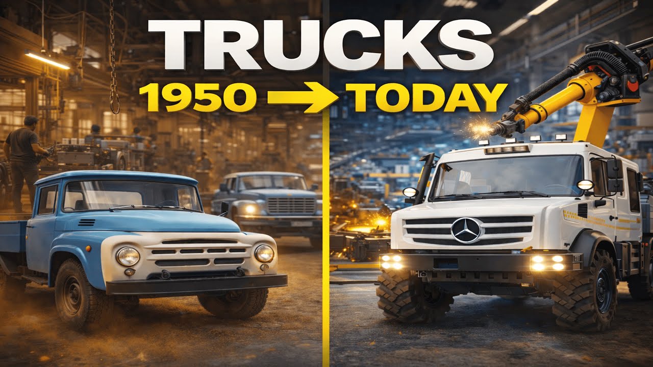 How Trucks Were Made Then and Now | Evolution of the Auto Industry