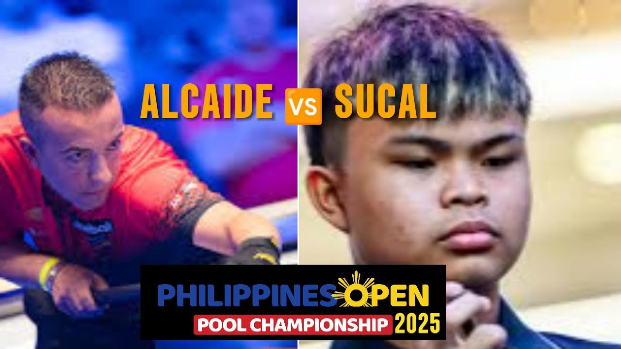 David Alcaide vs Jaybee Sucal | Philippine Open Pool Championship 2025