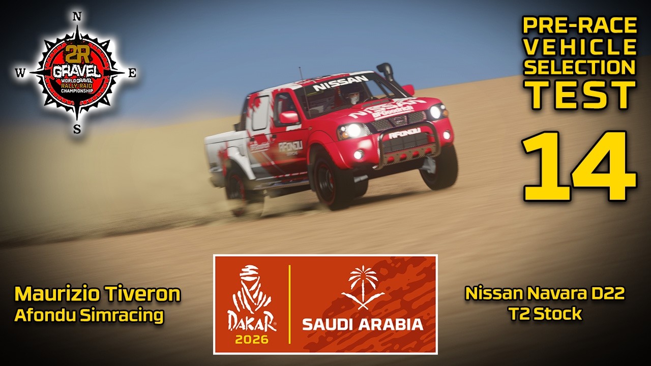 RW Gravel Dakar 2026 - TEST ::: Nissan Navara D22