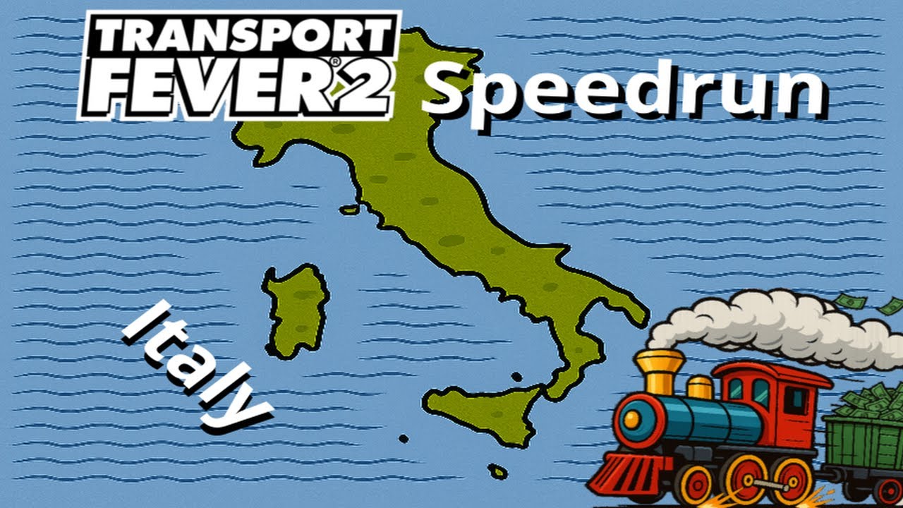 Italy | Speedrun $100,000,000!  | Transport Fever 2
