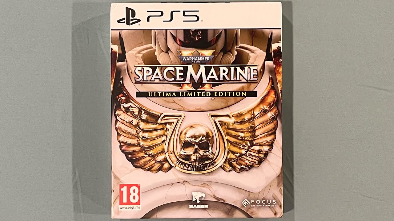 Warhammer 40000: Space Marine 2 Ultima Limited Edition PS5 unboxing 