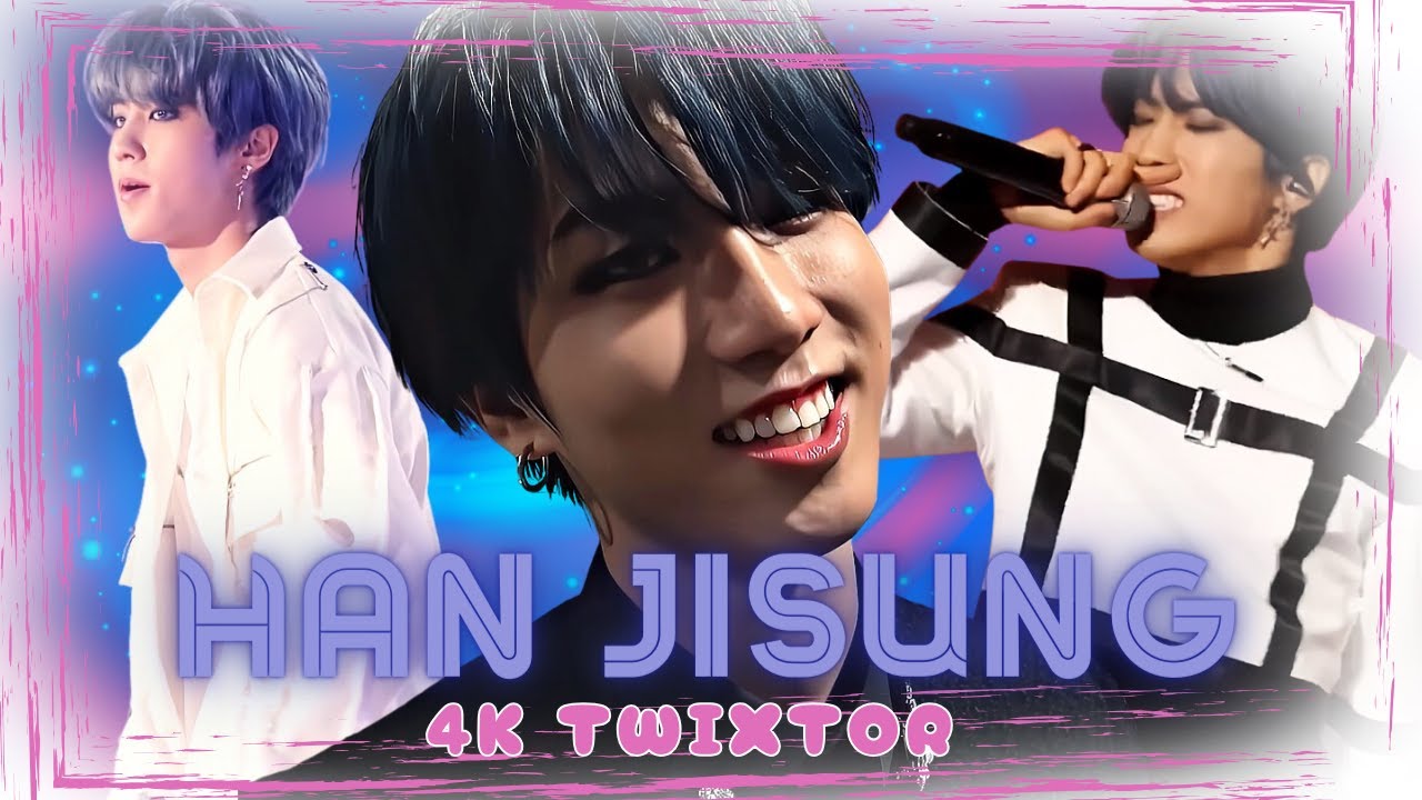 Han Jisung Stray Kids - 4K Blue Hair Edit Clips (Slow Mo/Twixtor)