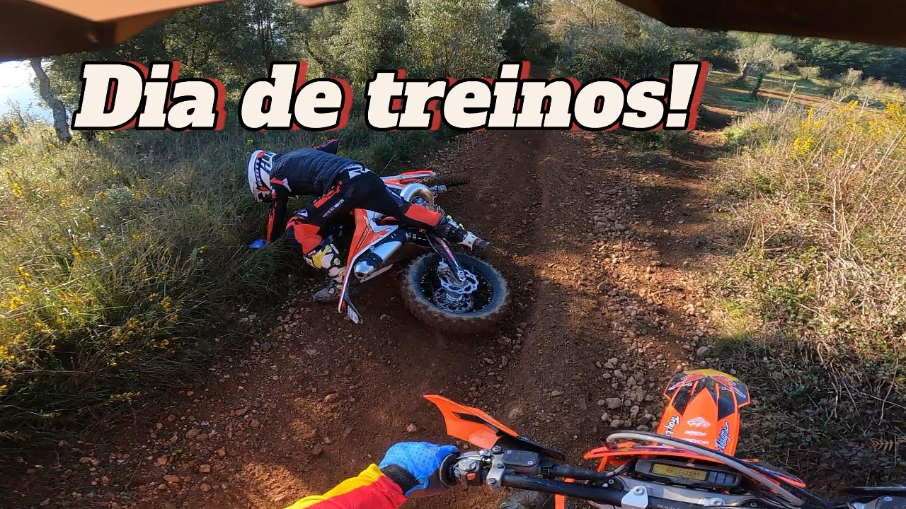 Dia de treino de pista.