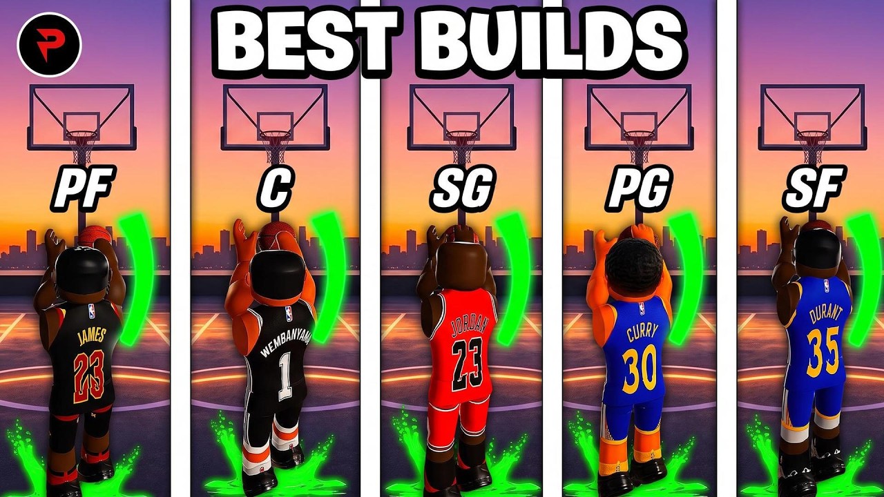 ALL BEST ISO GOD Builds Are INSANE In Practical Basketball PG, SG, SF, PF, C! (Roblox)