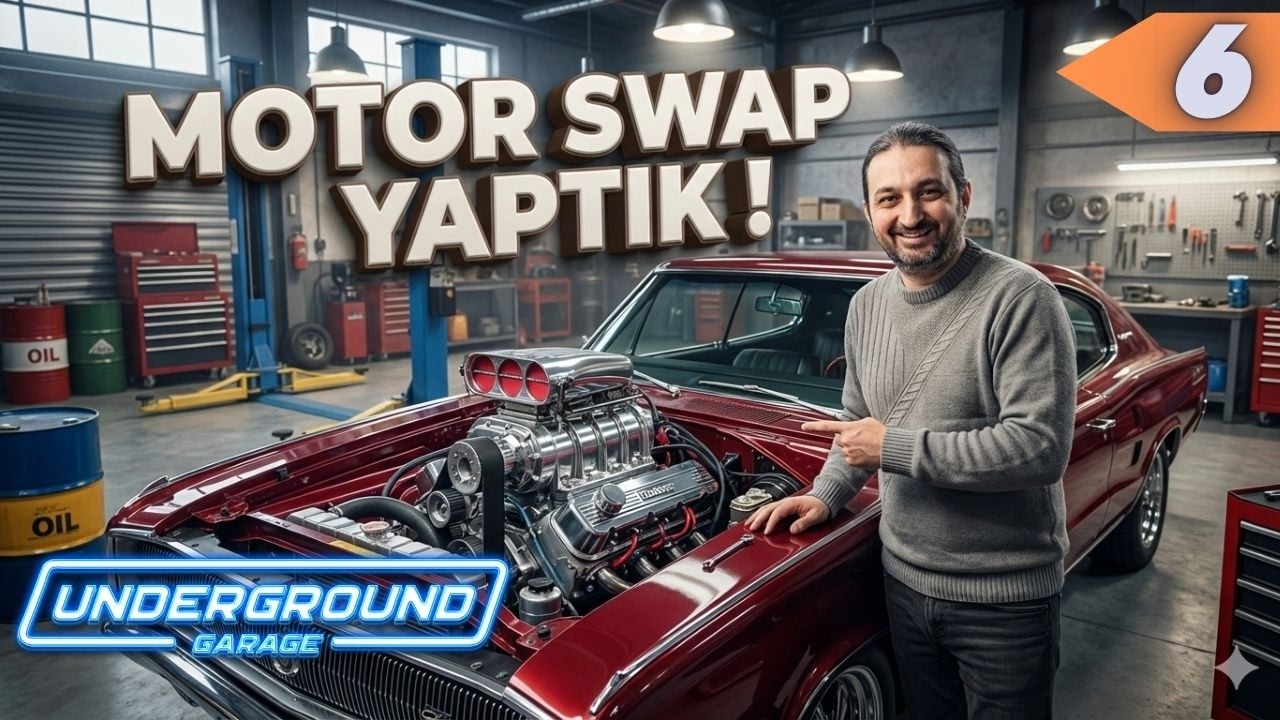 Motor Swap Yaptık Ancak Görevi Tamamladık !  | Underground Garage Türkçe Bölüm 6