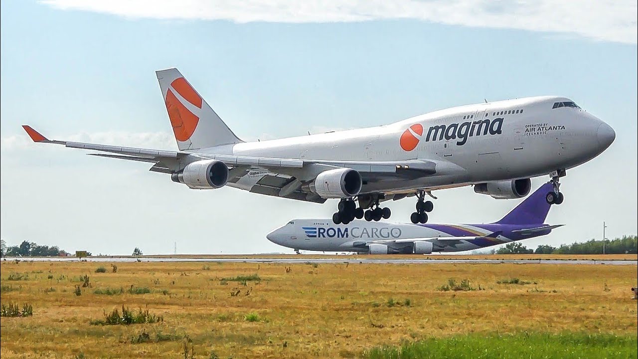 (4K) Heavy cargo planes & Spray! A great day of plane spotting at Liège airport