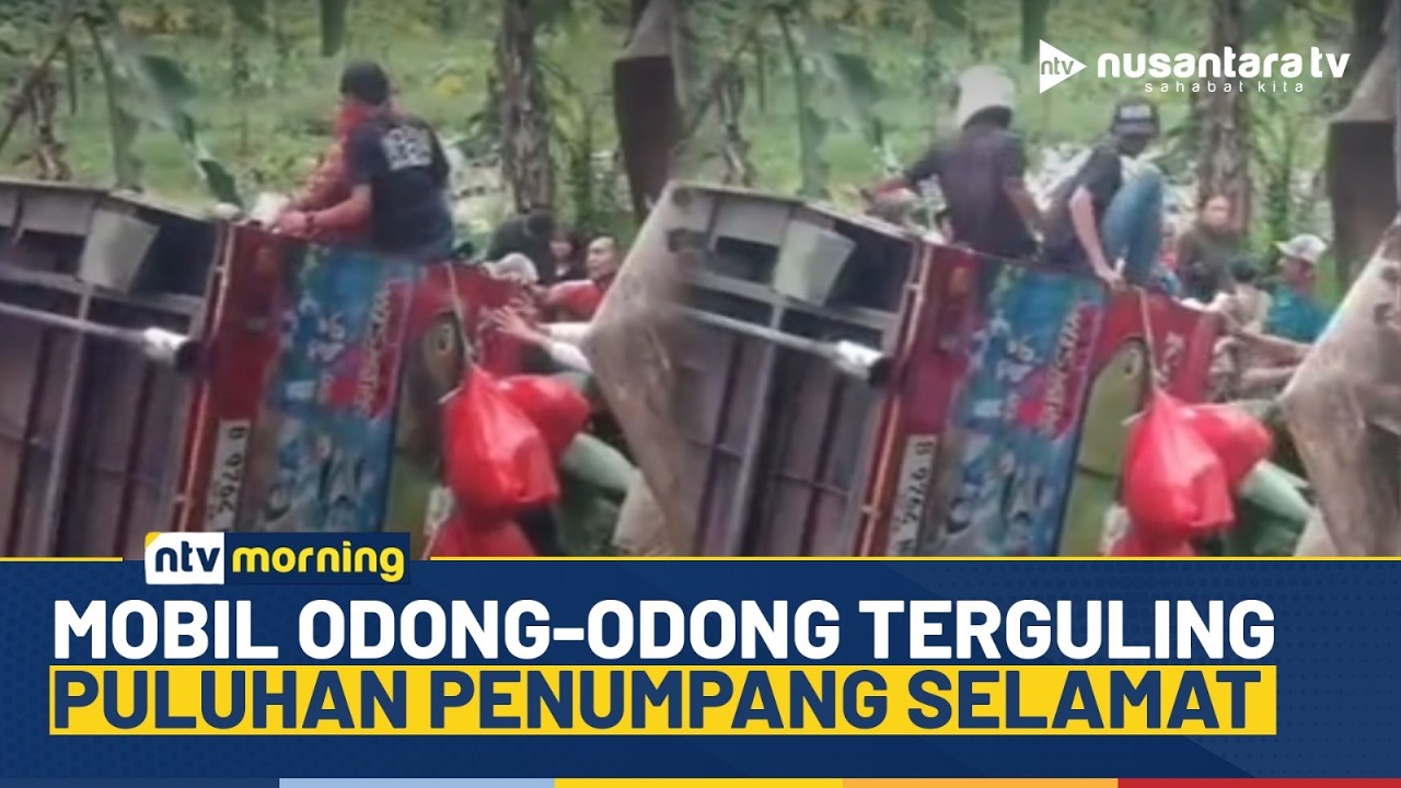 Mencekam! Mobil Odong-odong Terguling di Bogor, Puluhan Emak-emak & Anak Selamat | NTV MORNING