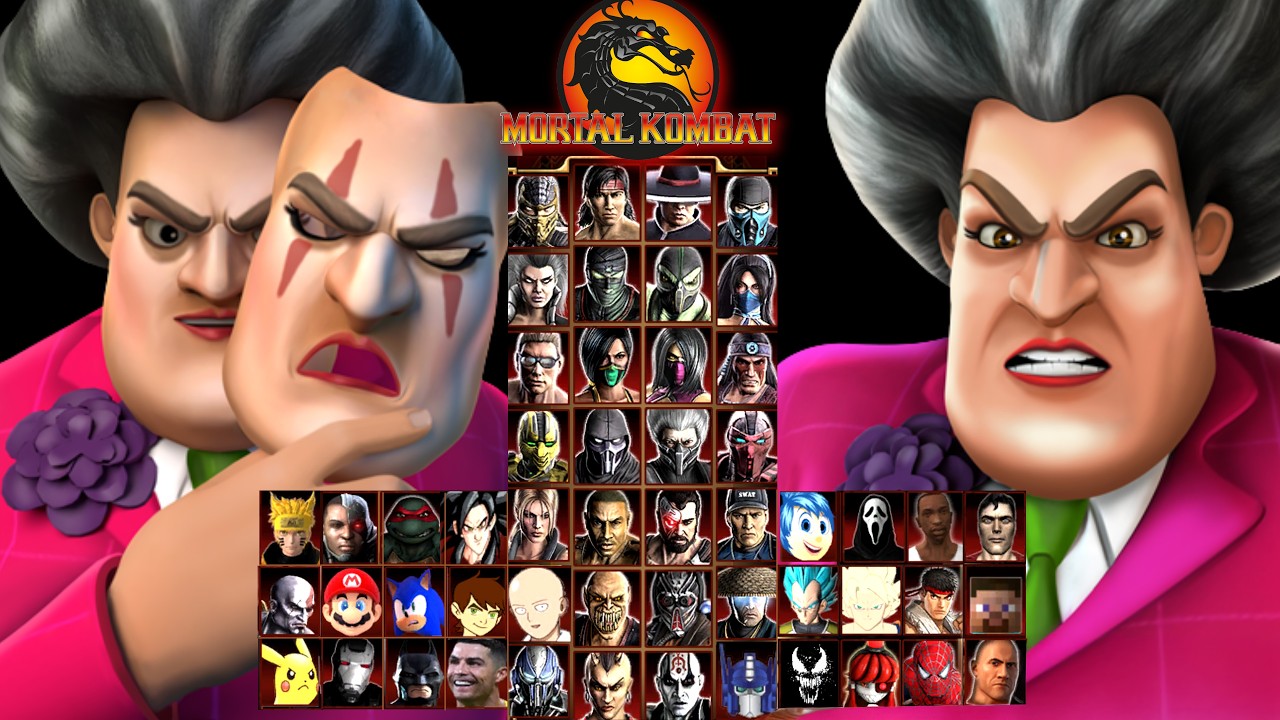MORTAL KOMBAT 9 | SCARY TEACHER | EXPERT ARCADE LADDER | GAMEPLAY (4K60FPS)