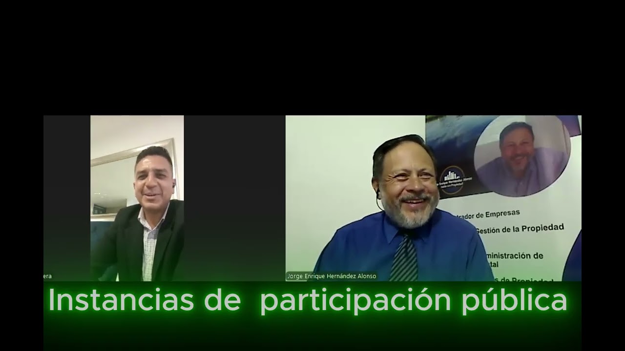 Instancias de participación públicas