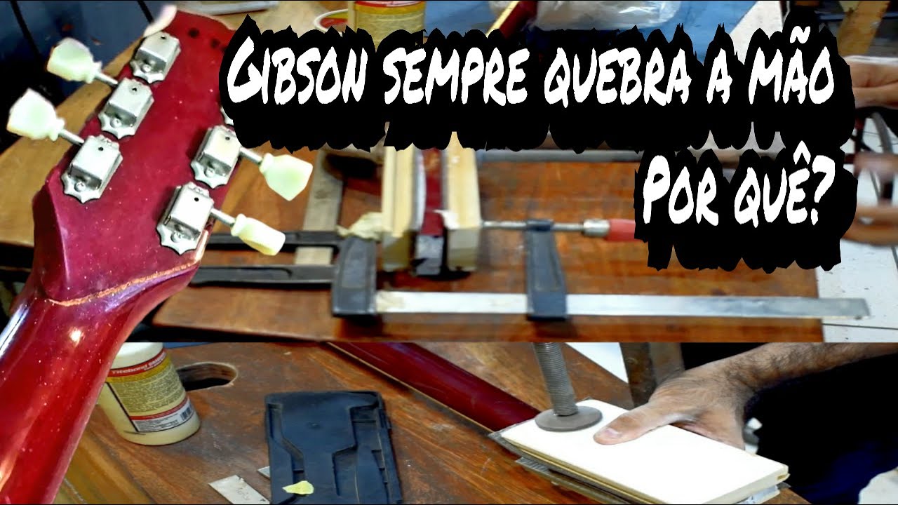 Restauro Braço da Gibson  Les Paul