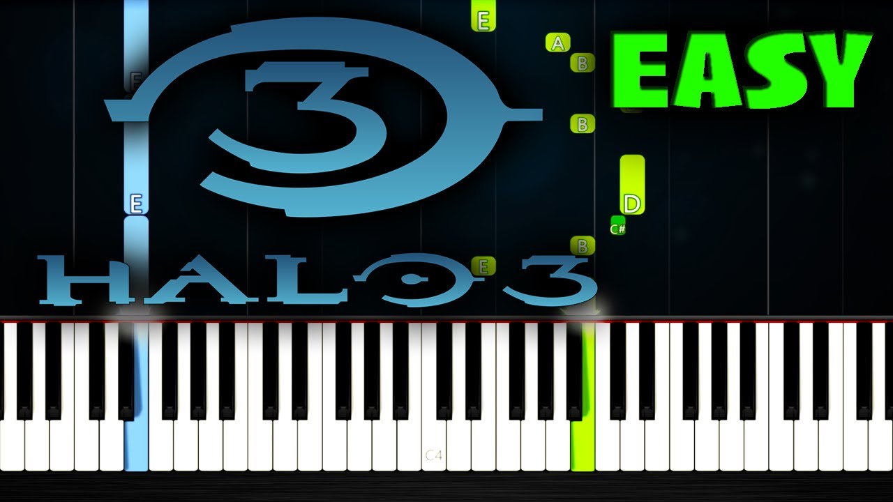 Halo 3 - One Final Effort - EASY Piano Tutorial