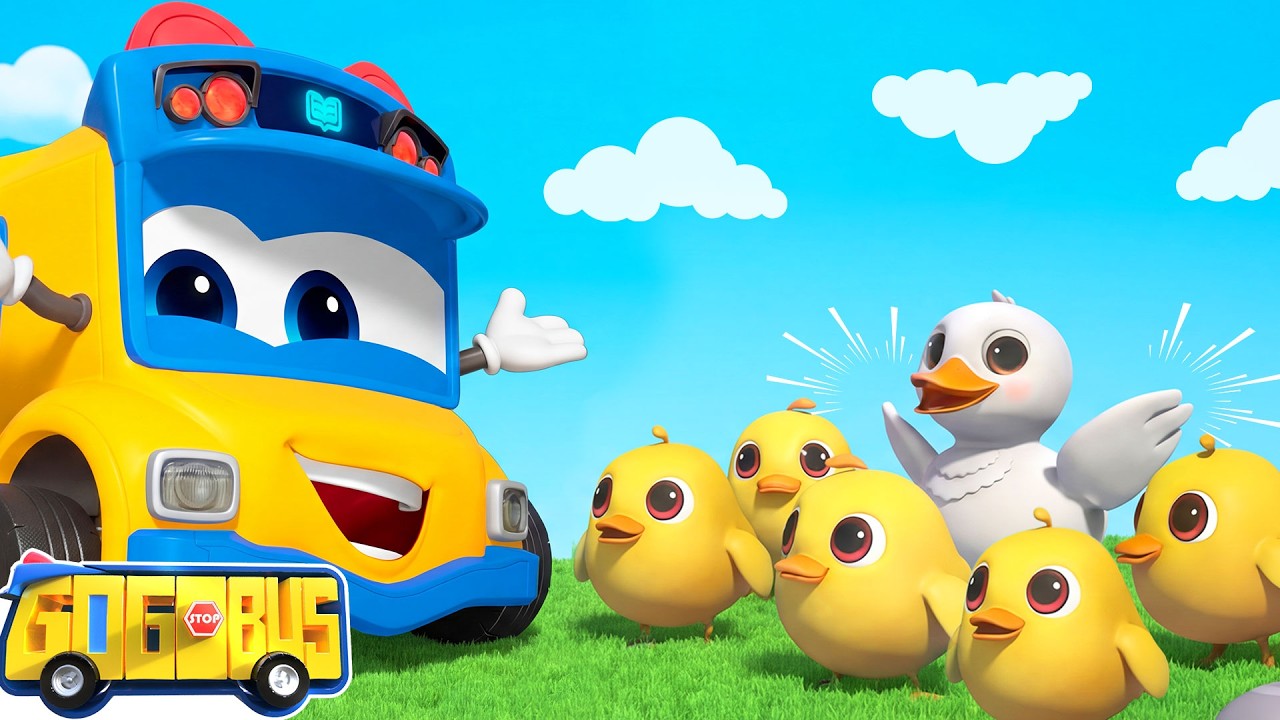 M&uacute;sica dos cinco patinhos 🐥 + Mais M&uacute;sicas Infantis | GoGoBus Portugu&ecirc;s