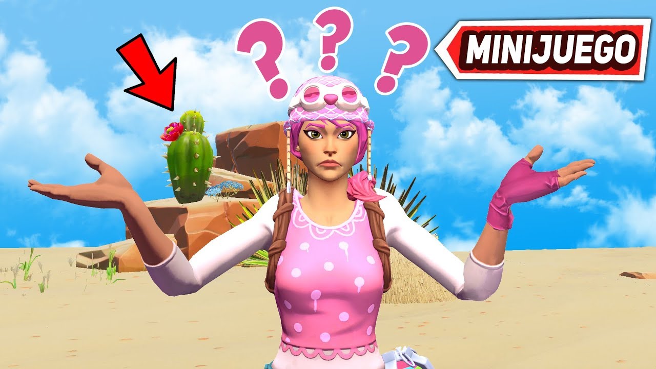*NUEVO PROP HUNT DESIERTO* ESCONDITE FORTNITE MINIJUEGOS