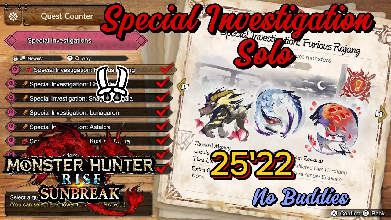 Furious Rajang - Special Investigation | Dual Blades Solo | MHRise: Sunbreak