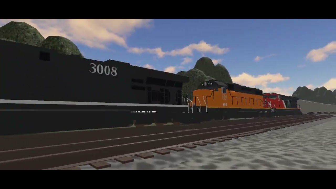 September 4, 2025 CN 3008 Heritage unit BLE unit CN 11 cars 