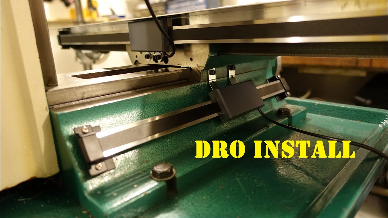 iGaging DRO Install on the Grizzly G0704 Mill & iGaging Err