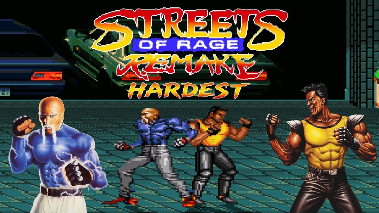 Streets Of Rage Remake V5.2 - Mod - Bare Knuckle Next Generation - Zan SOR3 & Adam - Playthrough