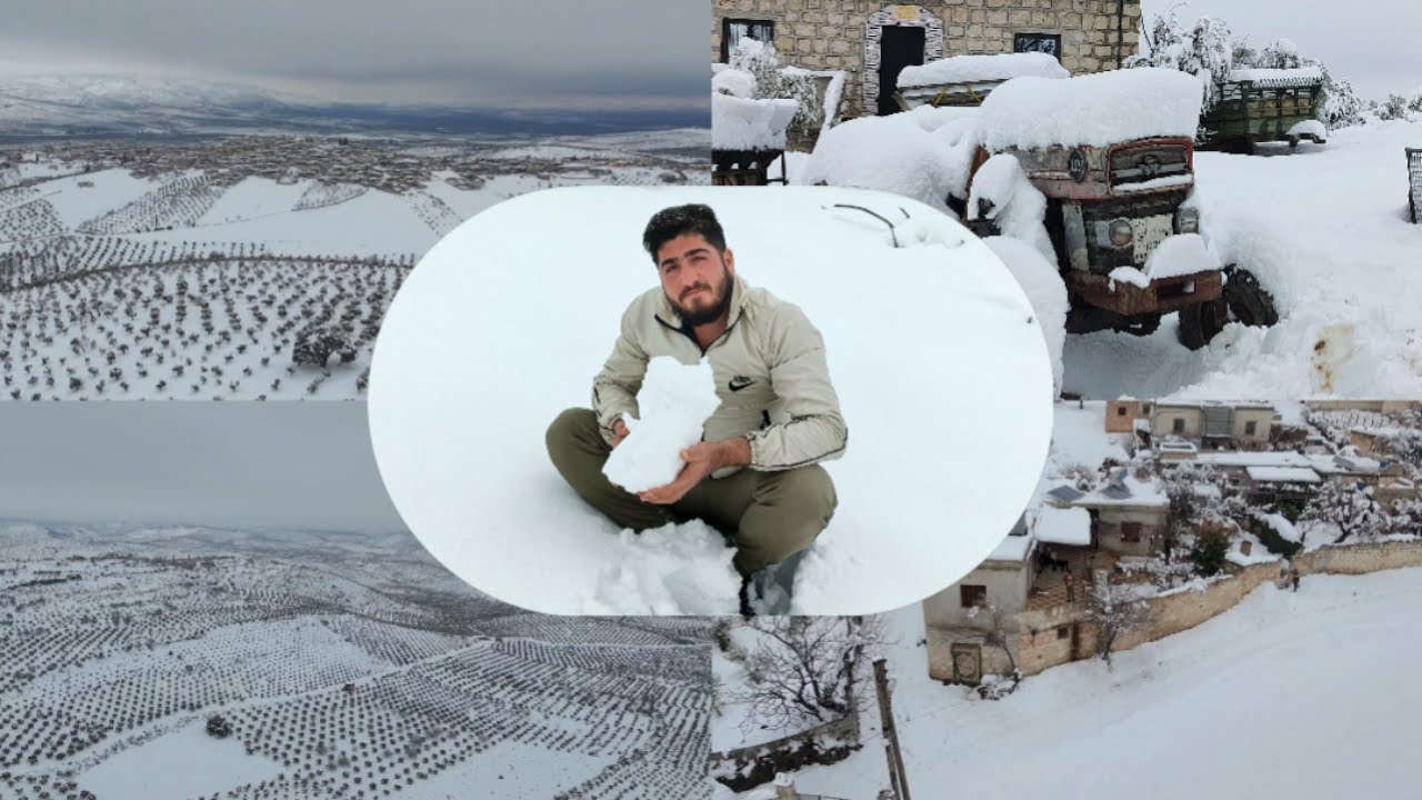 احلى اجواء ثلج ومثل ما وعدتكم اخذت كم جوله بالدرون وبالاخير طلع الفيديو بتجنن بتمنى تتابعوا للاخير