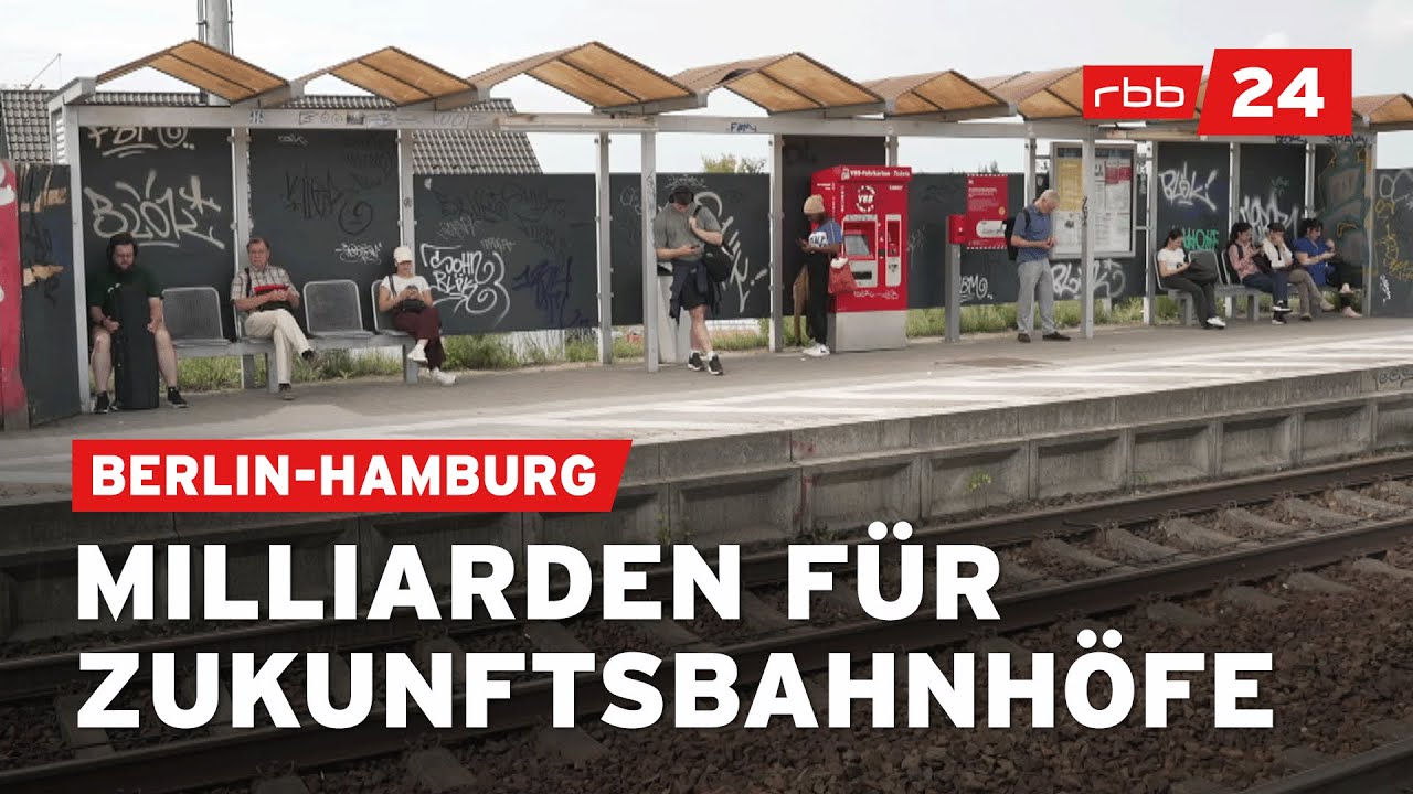 2,2 Milliarden für Berlin–Hamburg: Modernisierung der Bahnhöfe startet