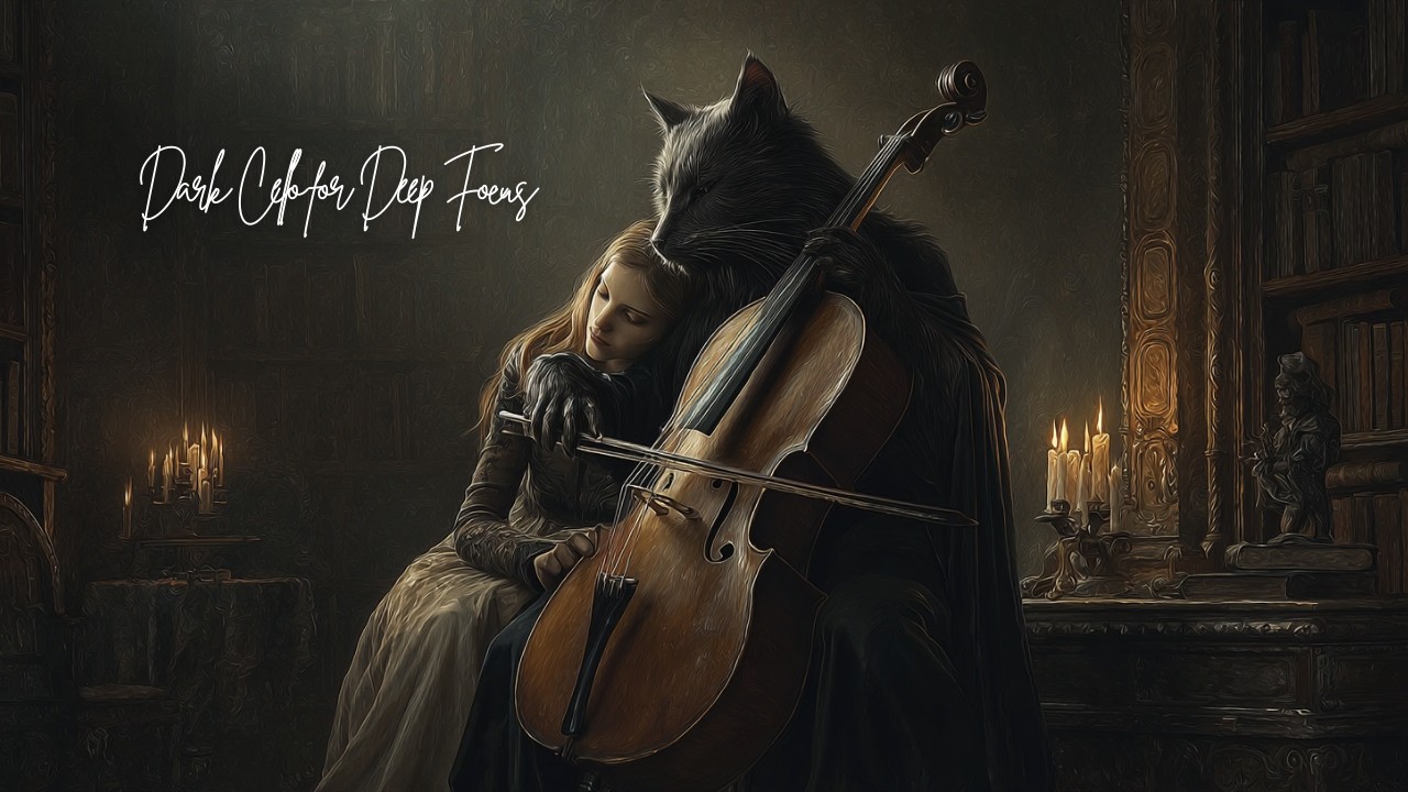 Dark Cello for Deep Focus | Intellectual Solitude for Reading & Writing