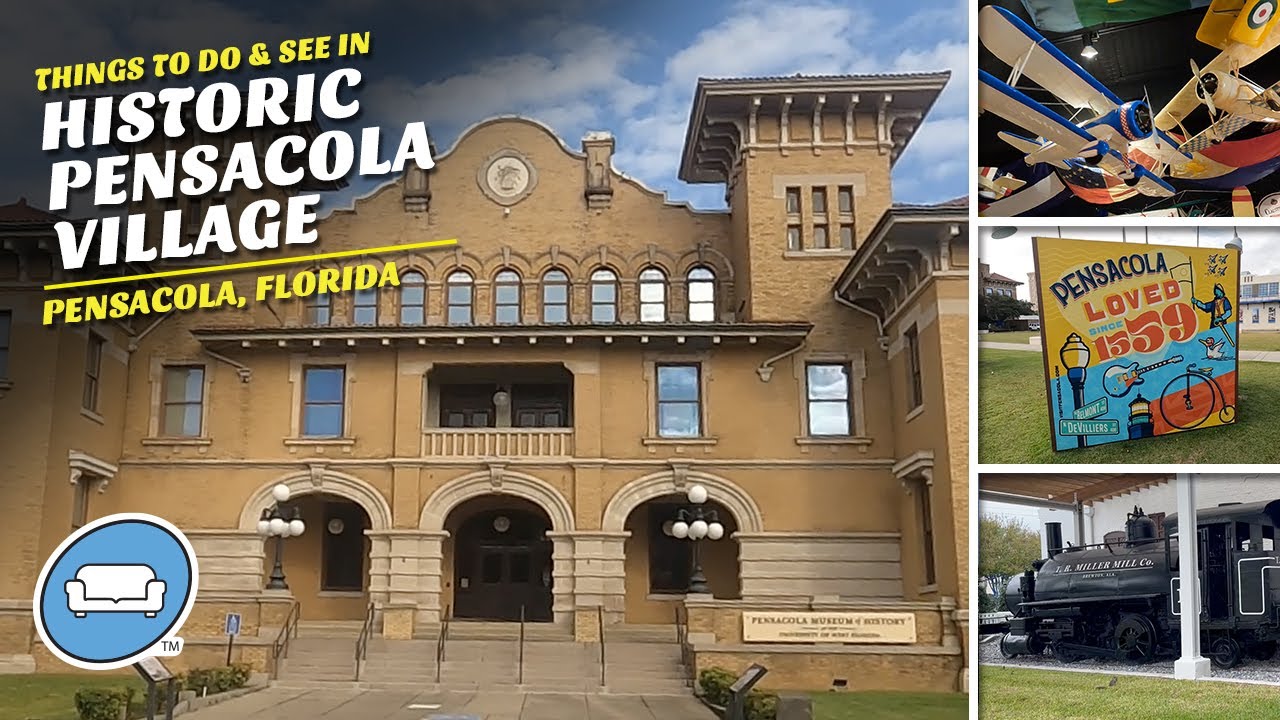 The Tour, Trail, Historical Homes and Museums of Pensacola!  Over 450 Years of History