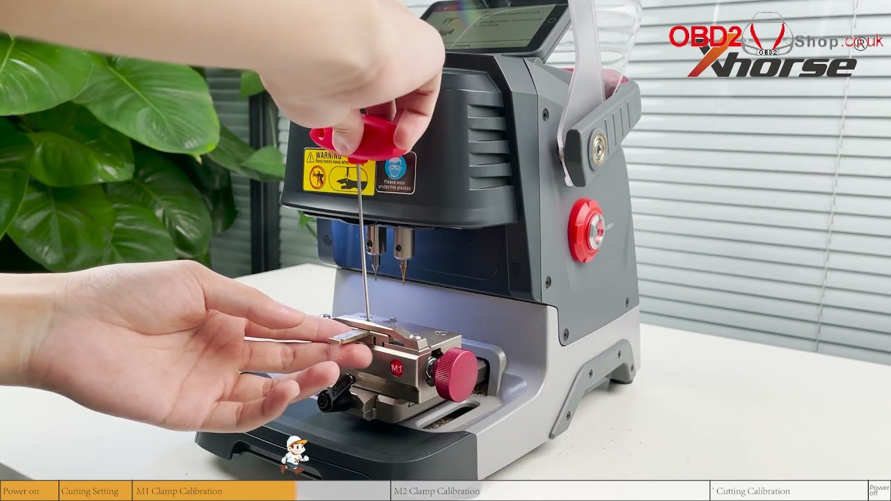 How to use Xhorse Dolphin XP 005L Key Cutting Machine - obd2shop.co.uk