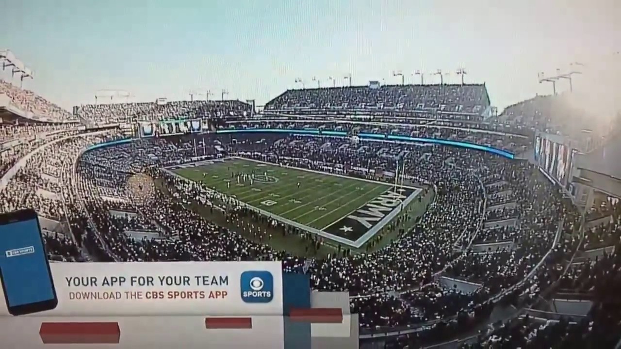 Crowd Reacts to President Elect Donald Trump at Army vs Navy Football Game
