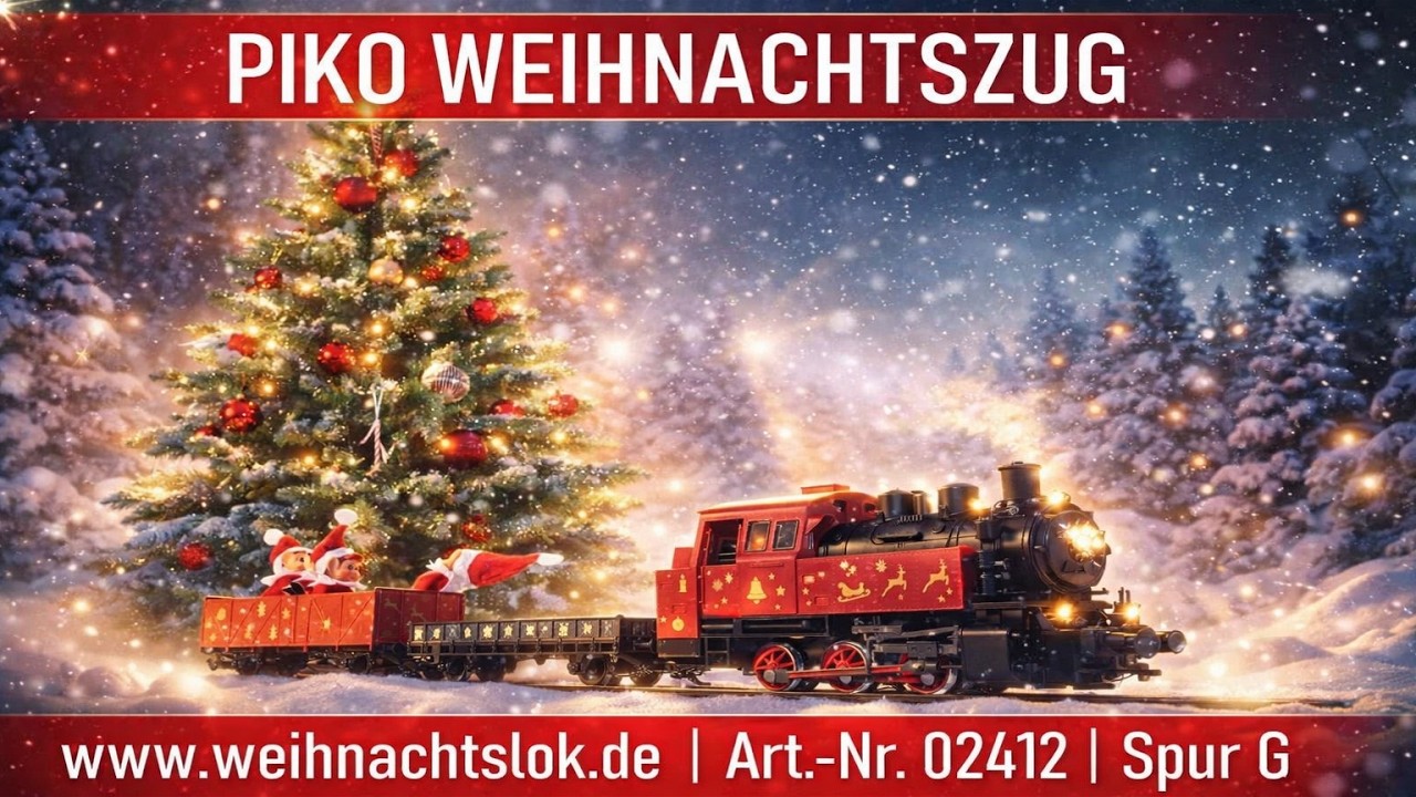 PIKO Weihnachtszug | www.weihnachtslok.de | Art.-Nr. 02412 | Spur G