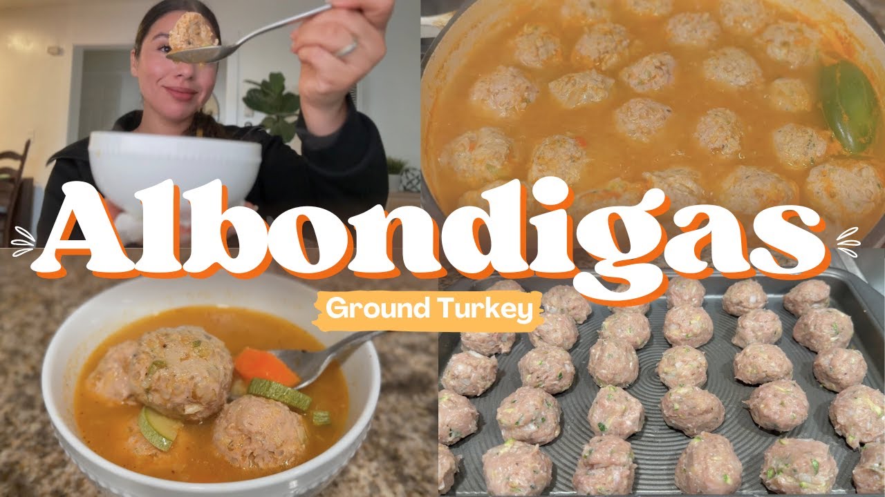 Healthy Caldo de Albondigas | Mexican Meatball Soup (with Ground Turkey)
