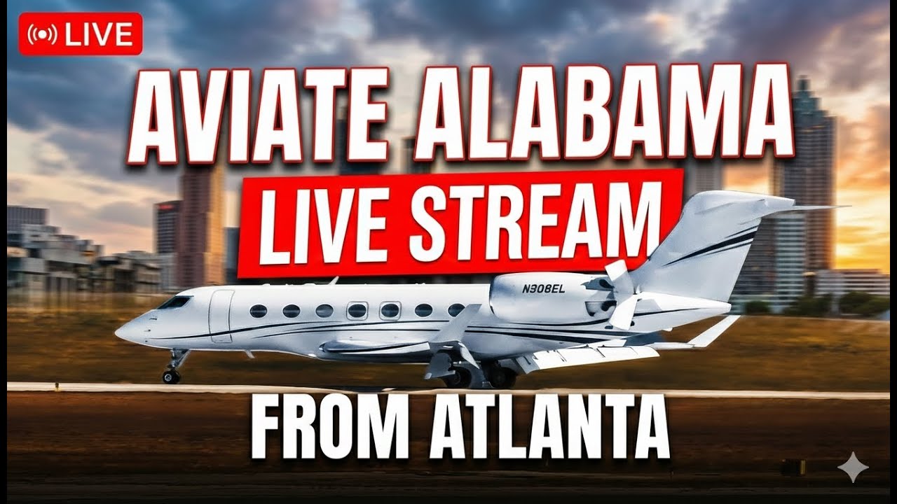🔴  LIVE WET & GUSTY Atlanta Airport Plane Spotting
