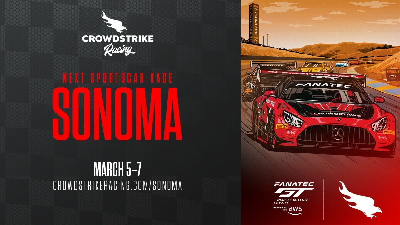 CrowdStrike Racing - GT World Challenge America Race 2 - Sonoma