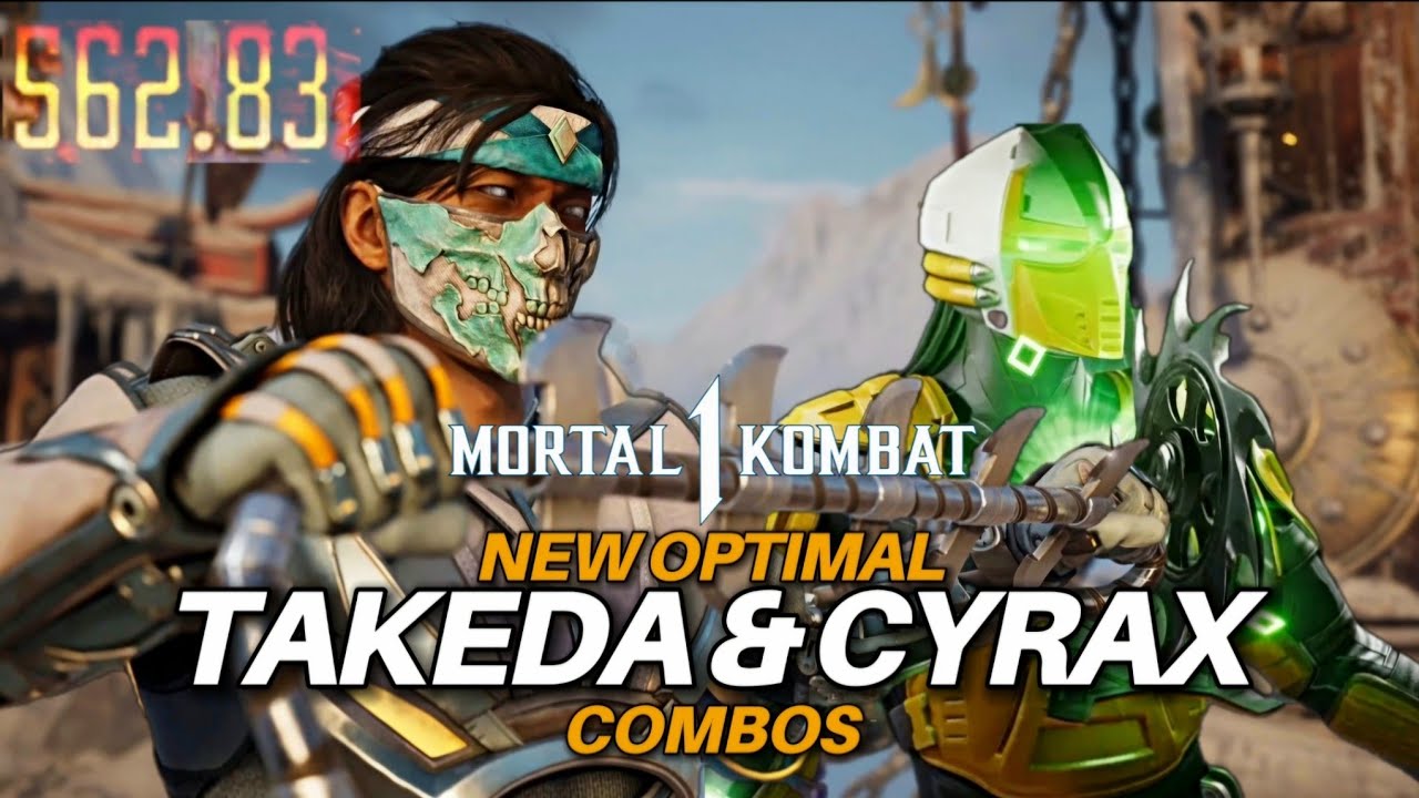 Mortal Kombat 1 New Takeda Optimal Combos With Cyrax - MK1 Takeda