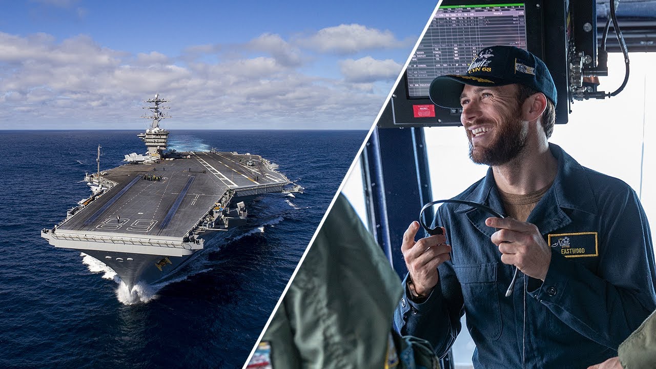 IN A DAY | AIRCRAFT CARRIER - Scott Eastwood and the Made Here team aboard the USS Nimitz