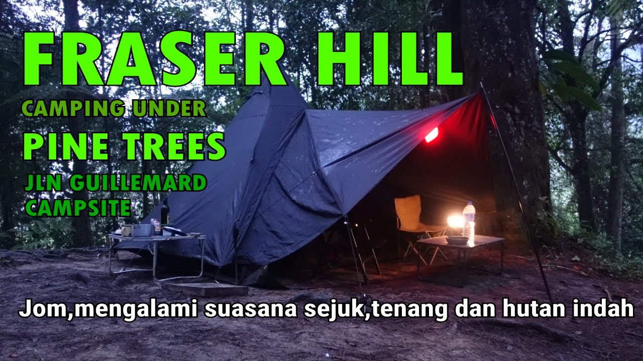 Kem site PALING MENARIK di FRASER HILL | Campsite Bukit Fraser | Family,  solo camping | Misty camp