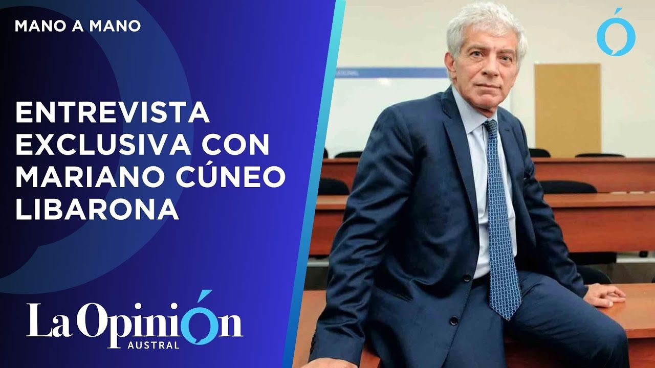 El ministro de Justicia, Mariano Cúneo Libarona, mano a mano con La Opinión Austral y Radio LU12