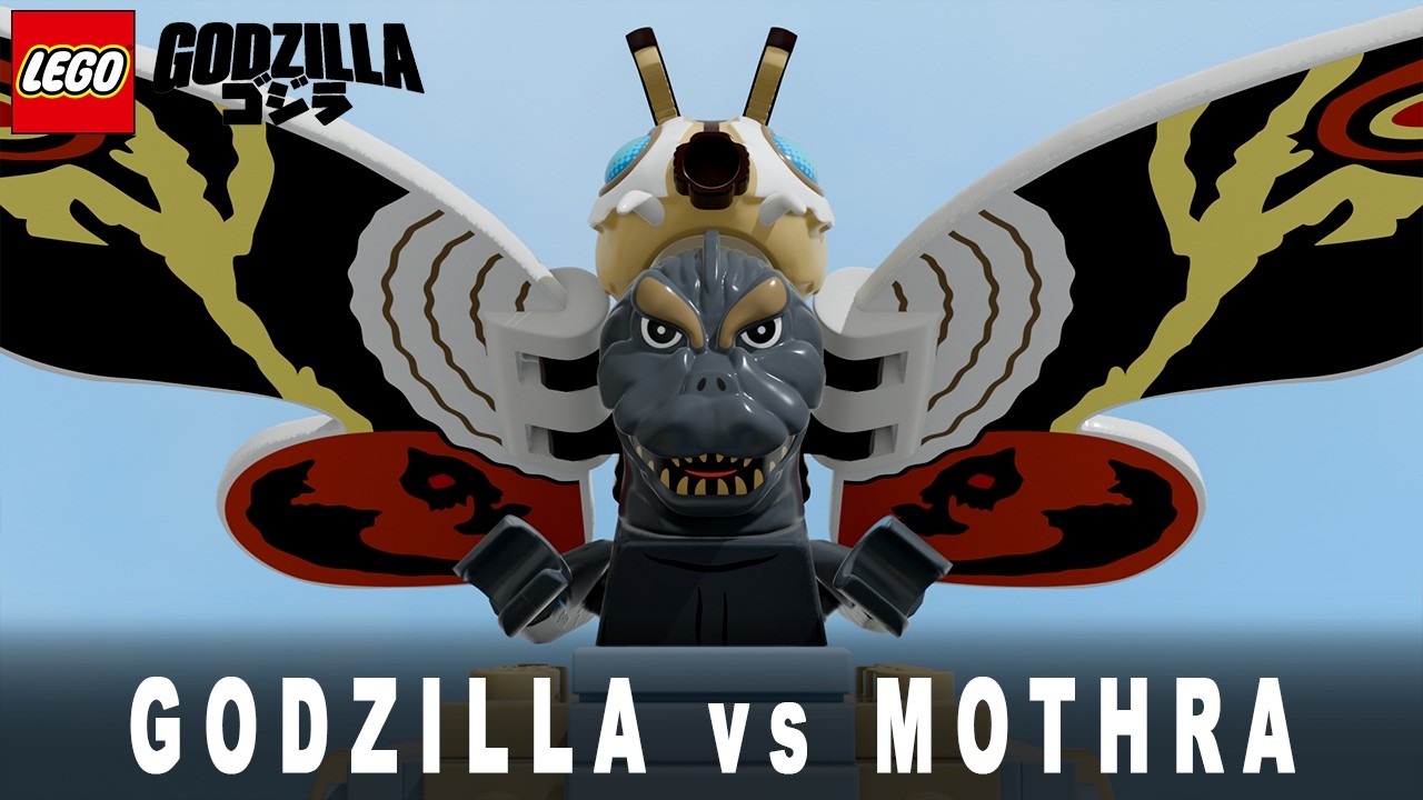 LEGO Godzilla vs Mothra