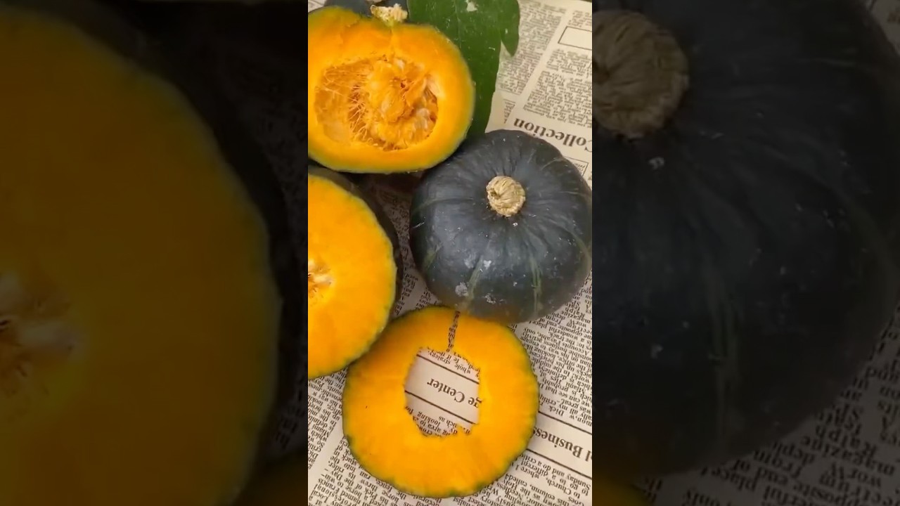 A Japanese variety of the species Cucurbita maxima. It is also called kabocha squash. #agriculture