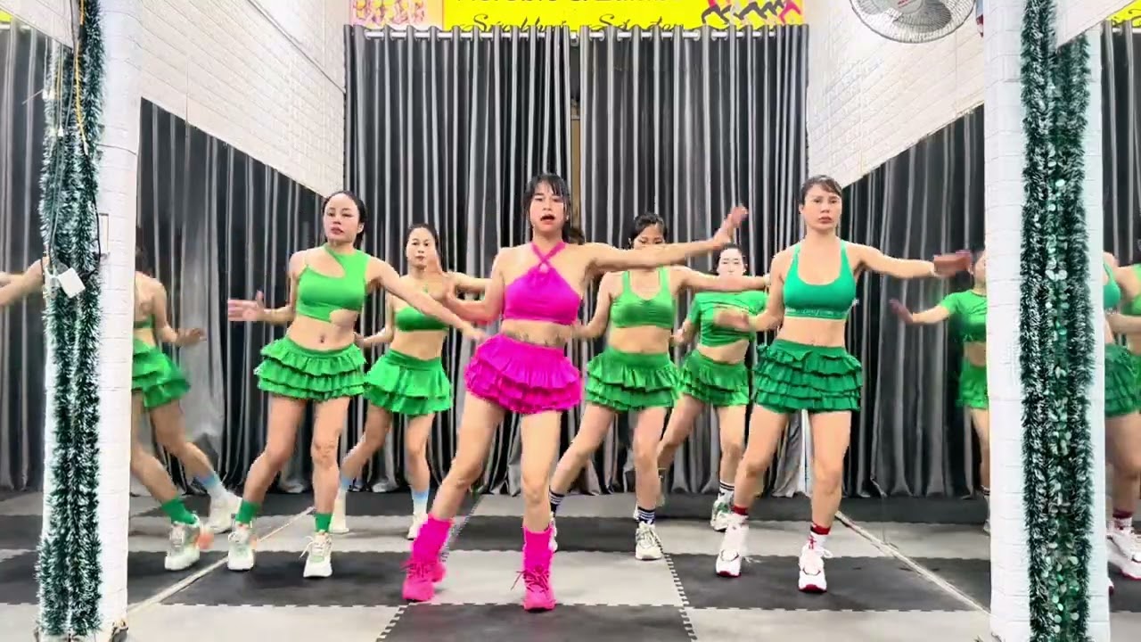 Lắc Hông Aerobic Cho Vòng Eo Thon Mảnh | Giảm Mỡ Vùng Eo.