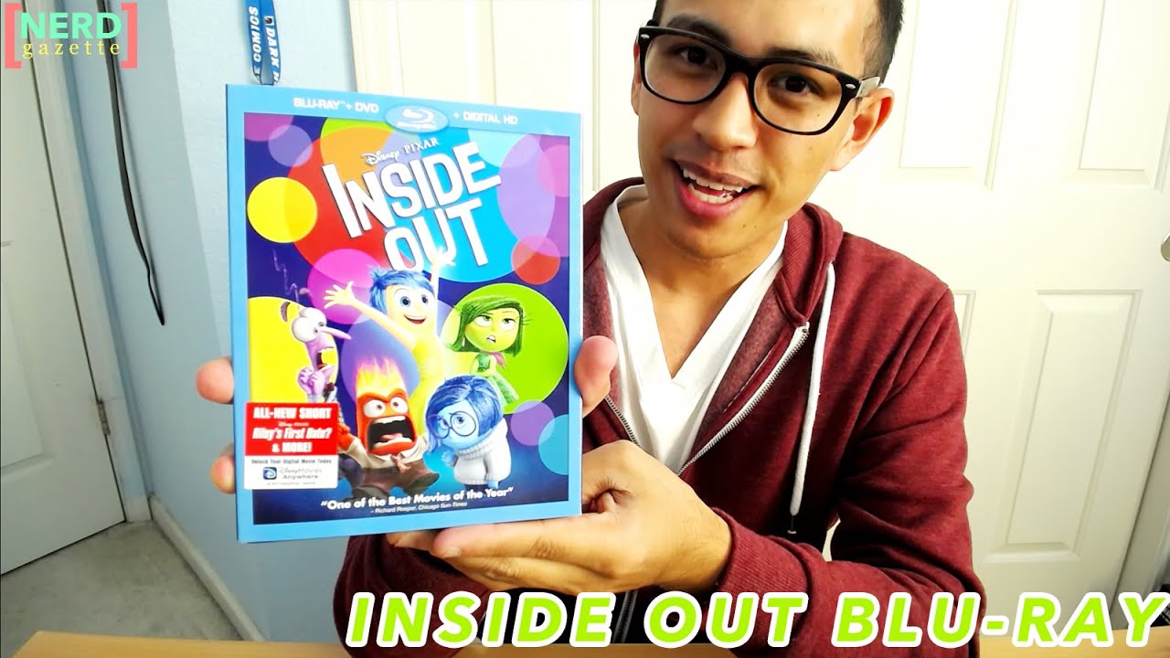 Disney Pixar Inside Out Blu-ray | DVD | Digital Copy Unboxing & Review