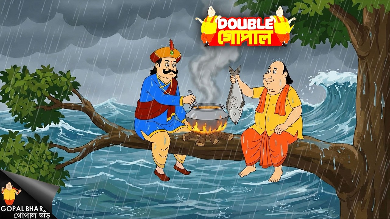 ঝড়ের সময় গাছের ডালে বসে খাওয়া! রাজা এবং গোপাল দাদার আশ্চর্যজনক গল্প | Gopal Bhar | New Episode