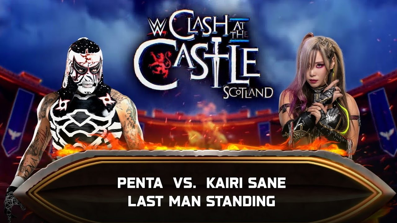 WWE 2K25 - Last Luchador Standing Match: Penta vs Kairi Sane| Clash At The Castle #W2K25