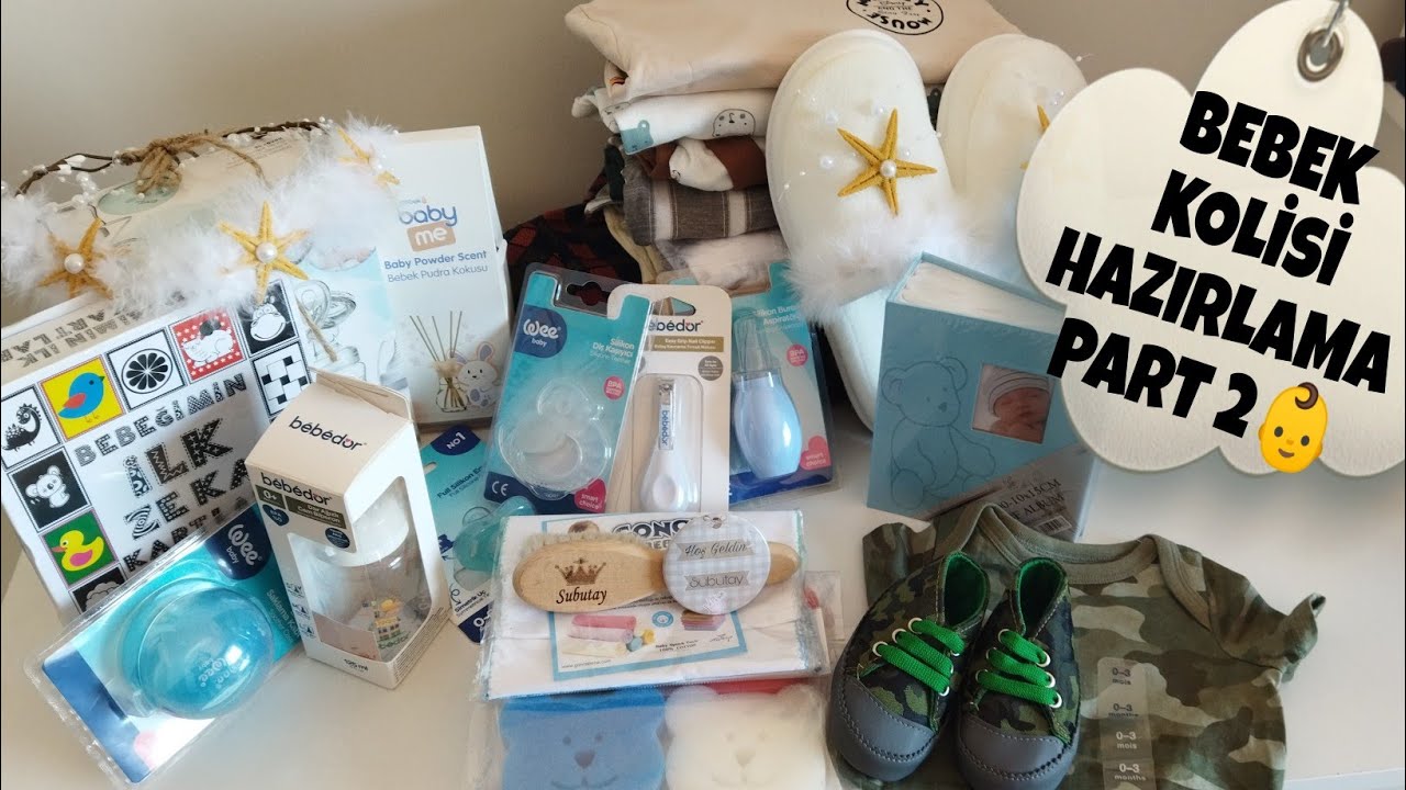 BEBEK KOLİSİ (BOHÇASI) HAZIRLAMA👶PART 2 #keşfet #bebekkolisi #bebekbohçası #erkekbebekeşyaları